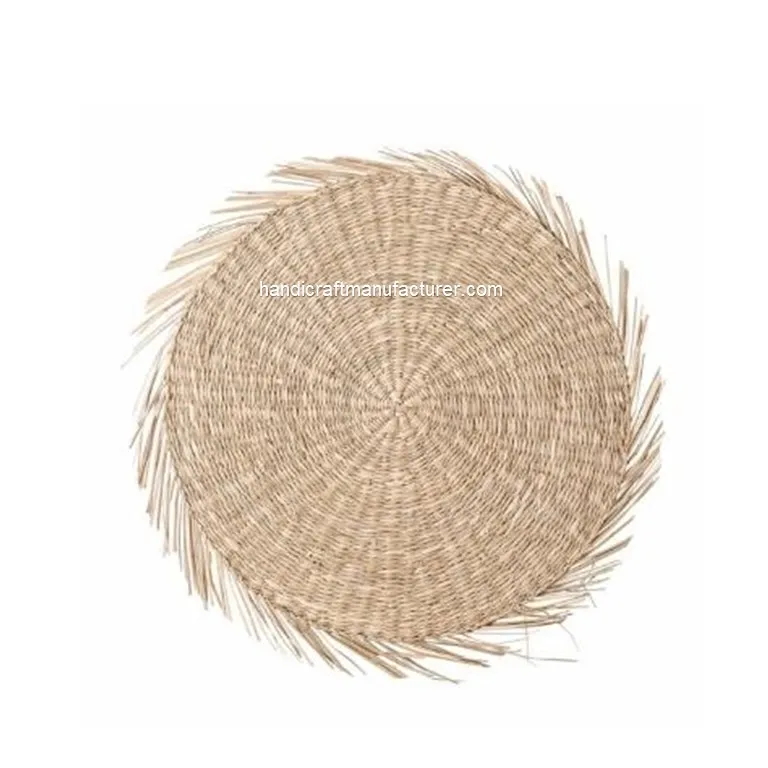 Round Natural Seagrass Placemats Hight Quality