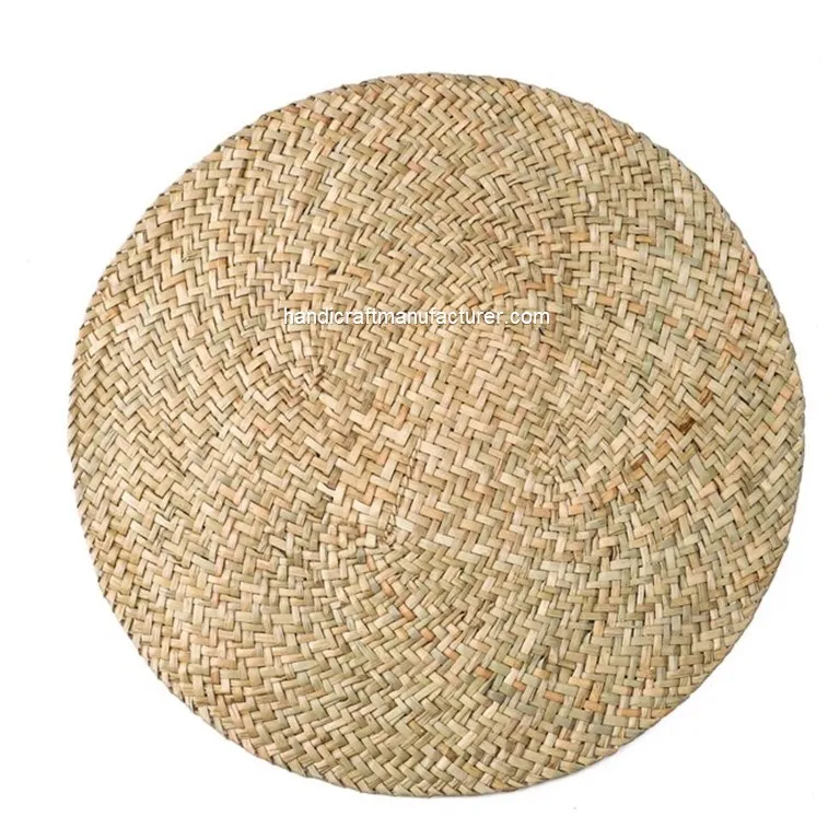 Round Natural Seagrass Placemats OEM