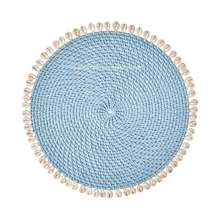 Rattan Placemats With Seashells OEM