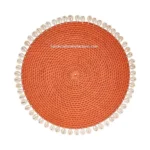 Rattan Placemats With Seashells Low Moq