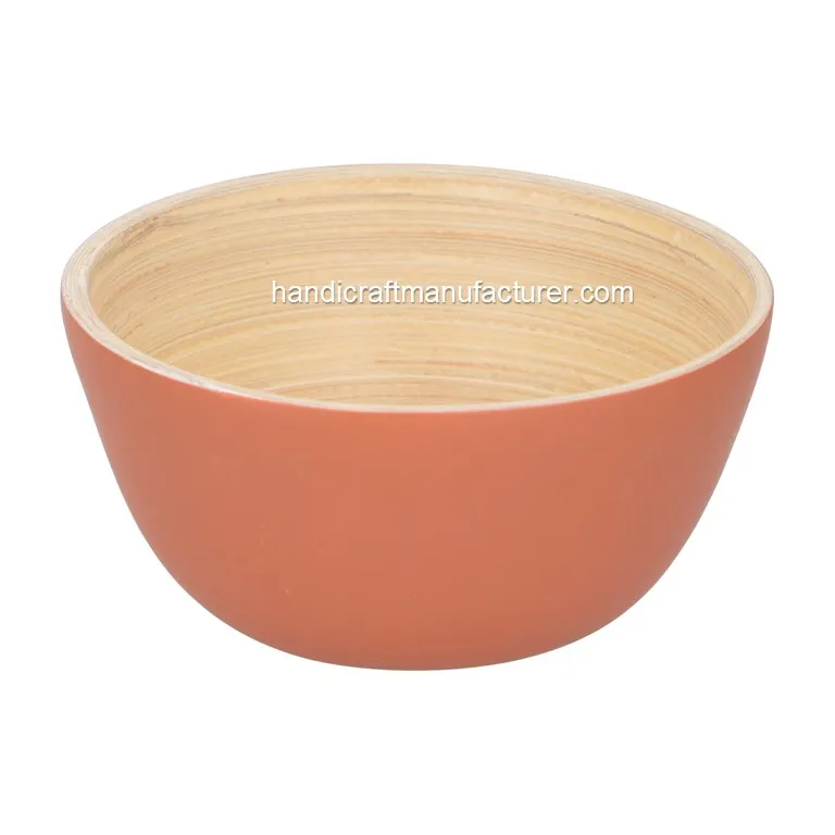 Small Spun Bamboo Bowls Vietnam