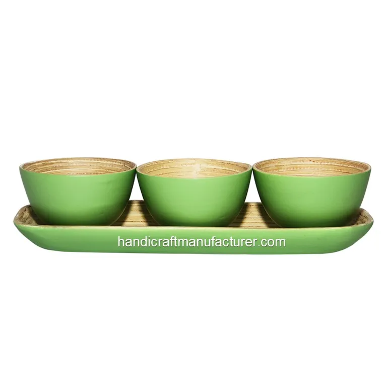 Small Spun Bamboo Bowls Manufacturer
