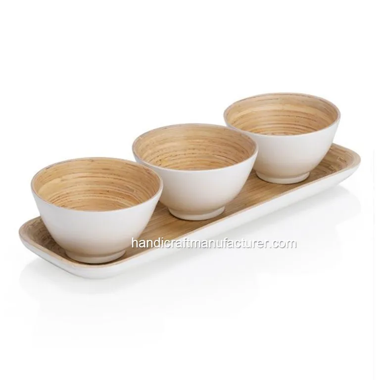Small Spun Bamboo Bowls Fob