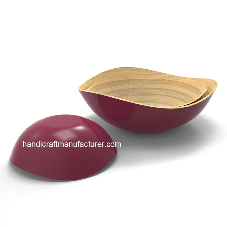 Spun Bamboo Bowls Manufacturer