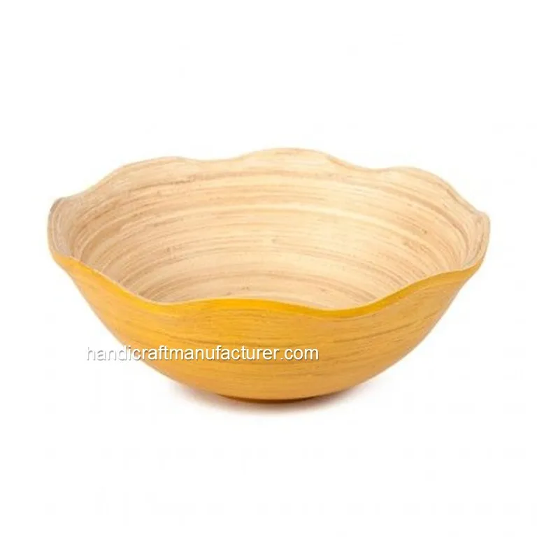 Spun Bamboo Bowls Hight Quality