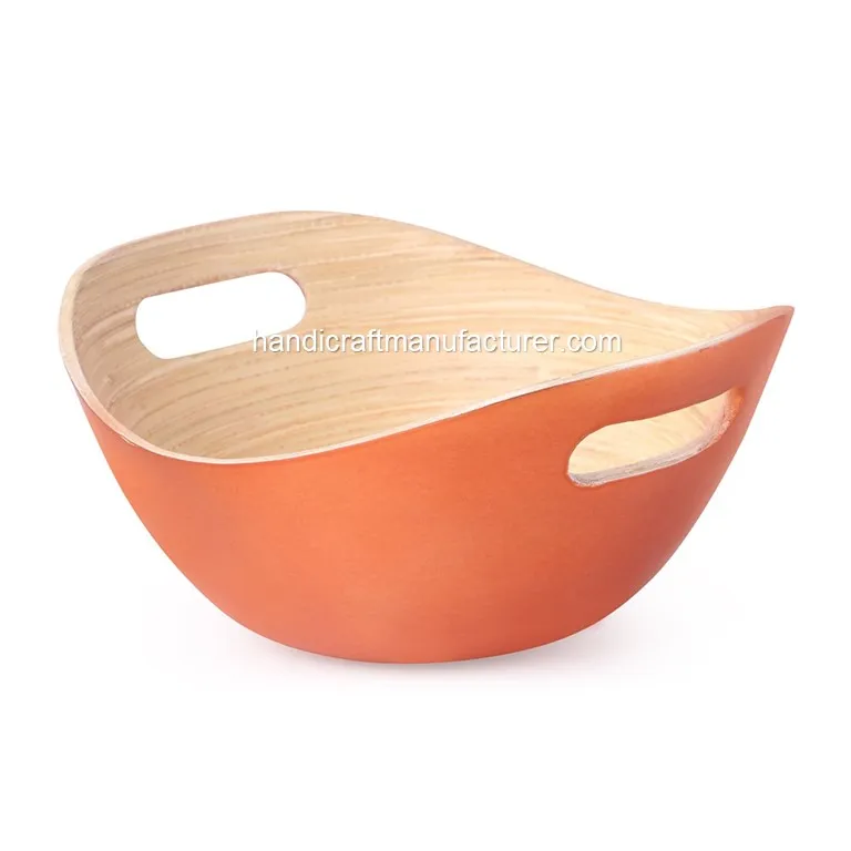 Spun Bamboo Bowls Custom