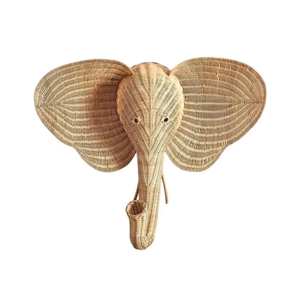 Animal Shaped Rattan Wall Decor Manufacturer