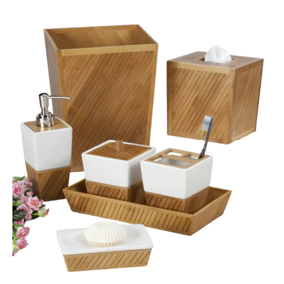 Bamboo Bathroom Set OEM