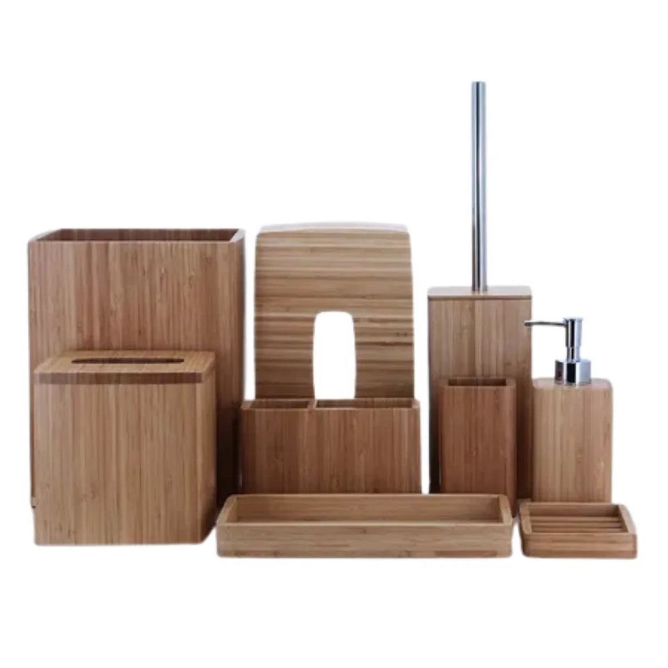 Bamboo Bathroom Set Hight Quality