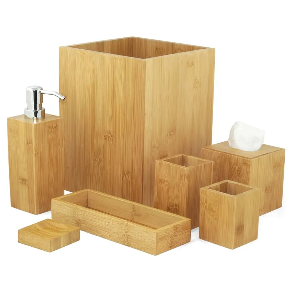 Bamboo Bathroom Set Handicraft