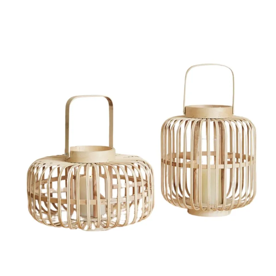 Bamboo Candle Lanterns Low Moq