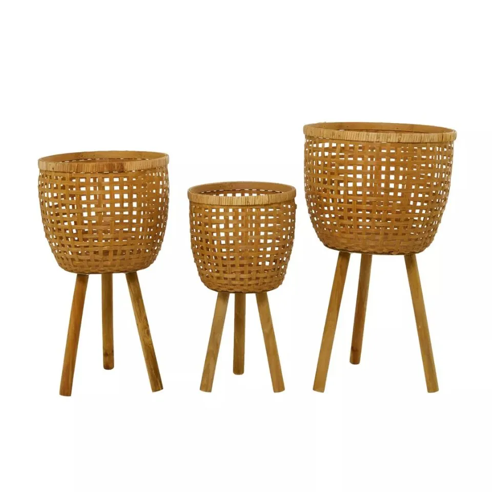 Bamboo Plant Pot Stand Short Lead Time