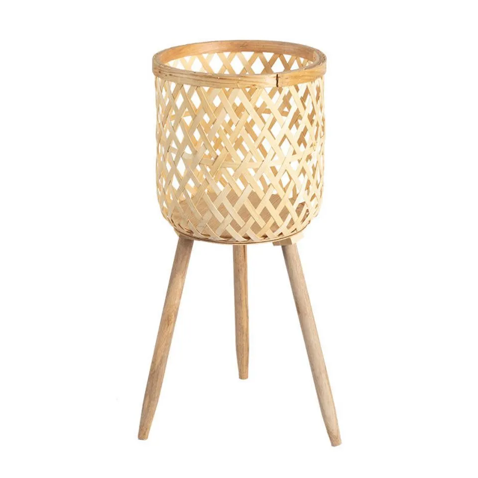 Bamboo Plant Pot Stand Custom