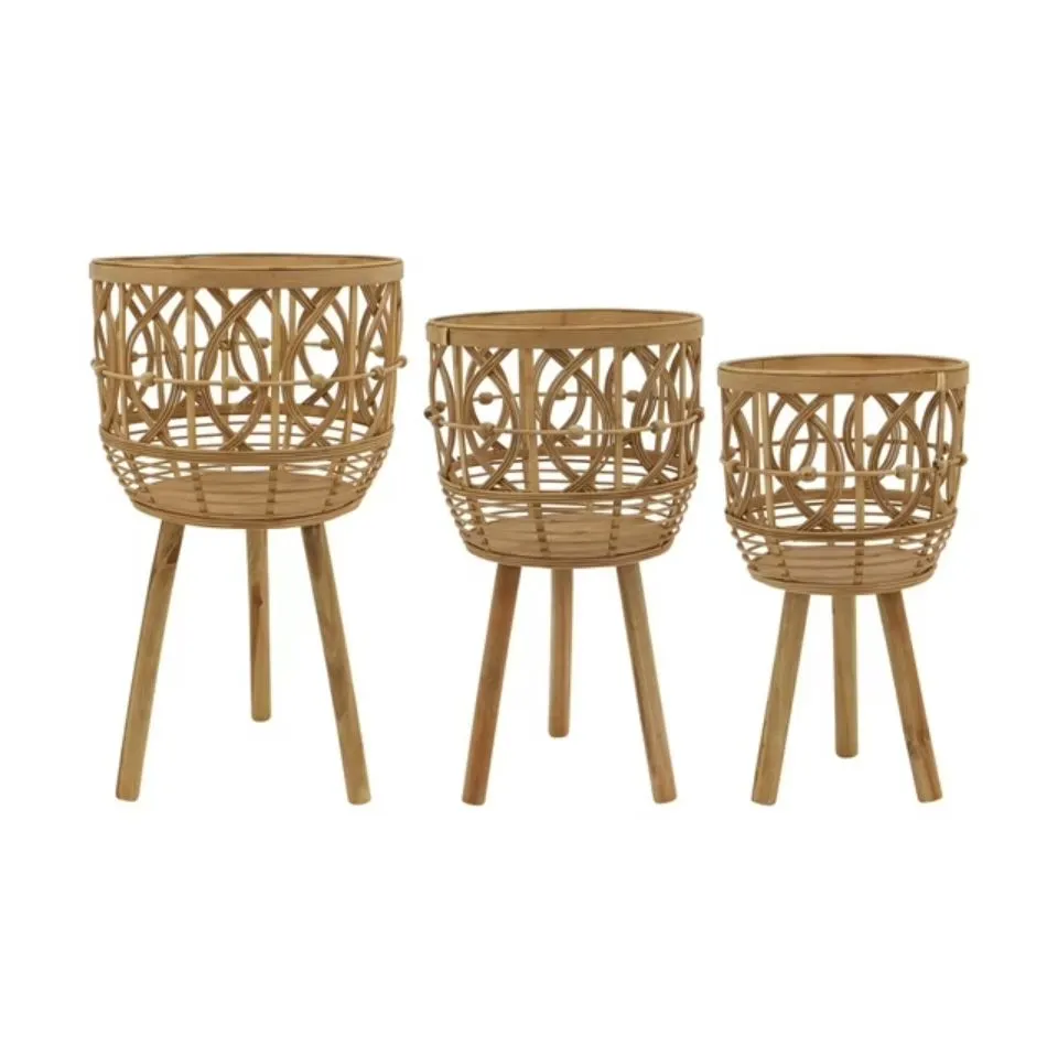 Bamboo Plant Pot Stand Manufacturer