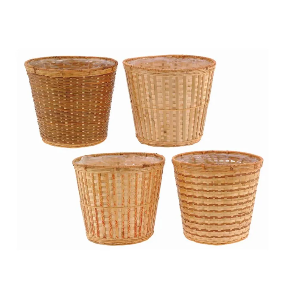 Bamboo Planter Basket Low Moq