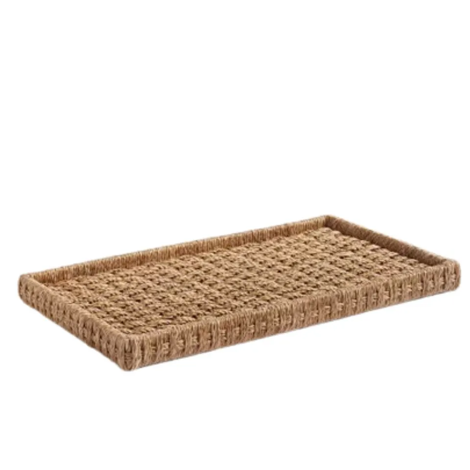 Seagrass tray with thick, sturdy weave
