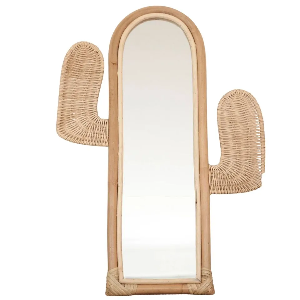 Cane Rattan Arch Mirror Full Length OEM