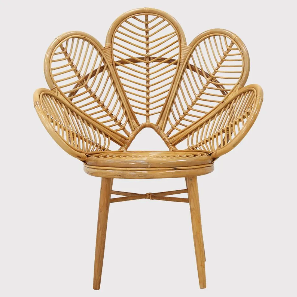 Iconic peacock rattan chair handmade in Vietnam – EHM custom bamboo chair manufacturer for export