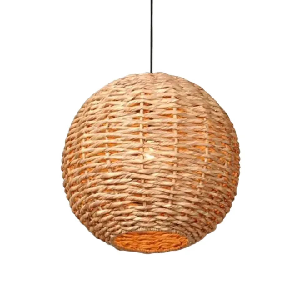 Creative Woven Water Hyacinth Lampshade Handicraft