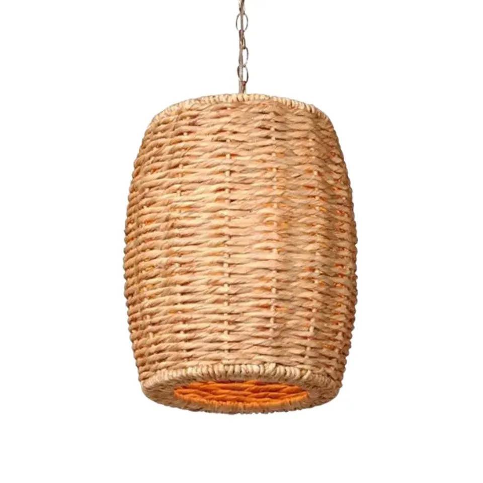Creative Woven Water Hyacinth Lampshade Short Lead Time