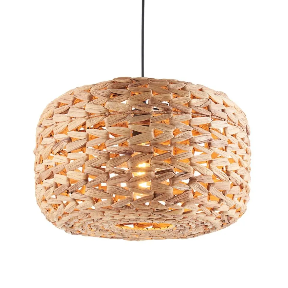 Creative Woven Water Hyacinth Lampshade Manufacturer