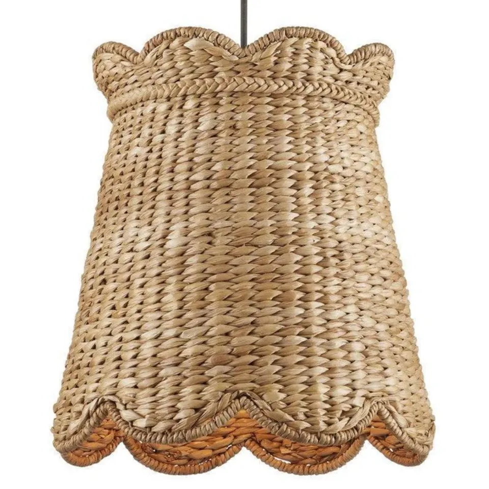 Creative Woven Water Hyacinth Lampshade Custom