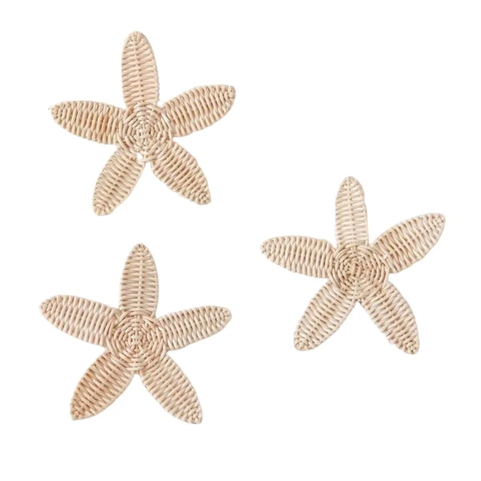 Flower Shaped Rattan Wall Decor Manufacturer