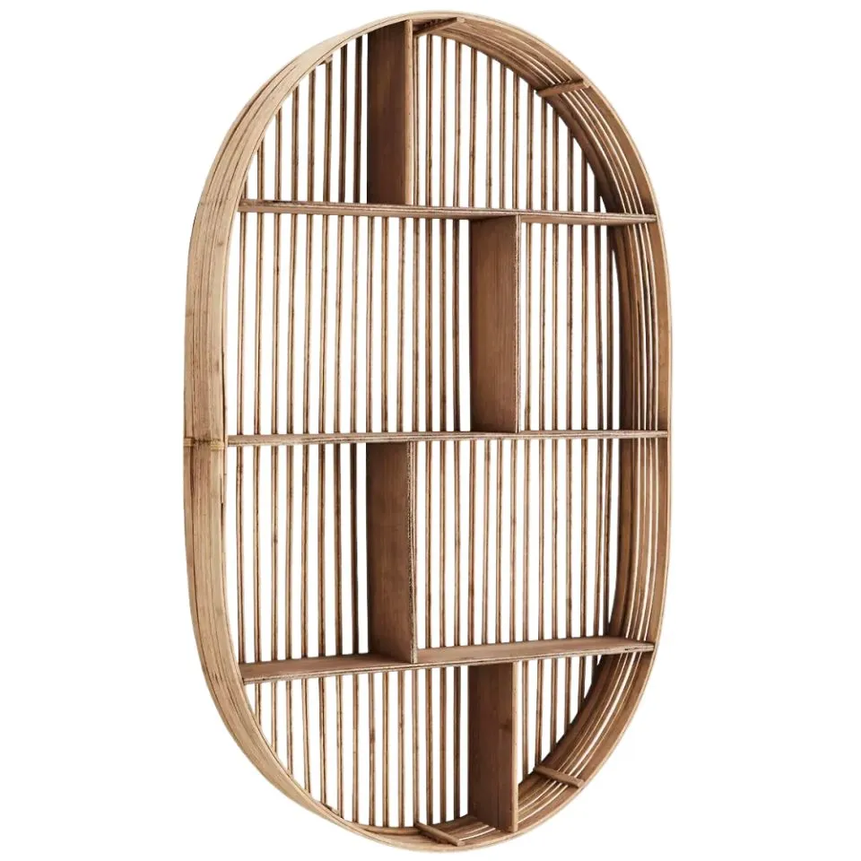 Handmade Bamboo Wall Shelf Handicraft