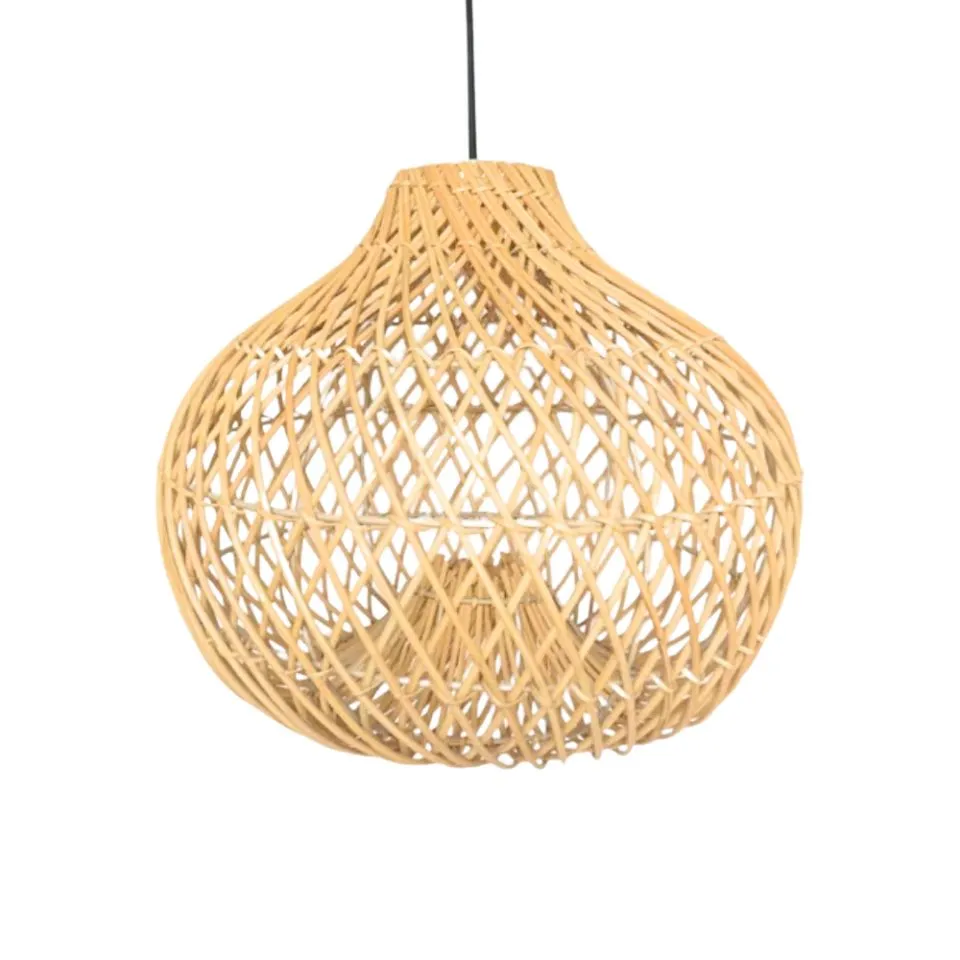 Handwoven Round Rattan Lampshade Low Moq