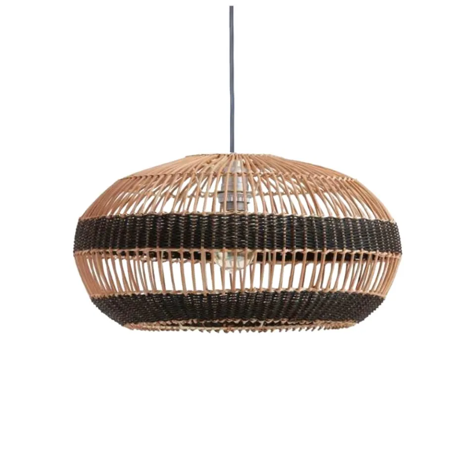 Handwoven Round Rattan Lampshade Hight Quality