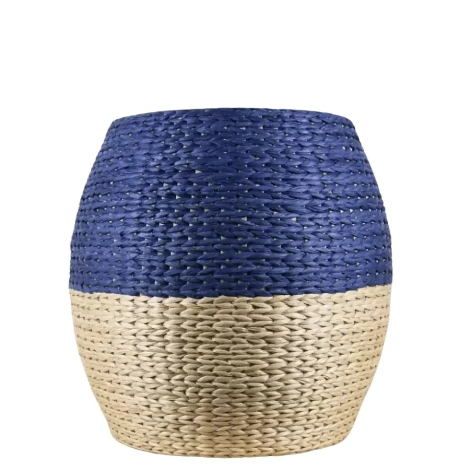 Handwoven Water Hyacinth Ottoman Hight Quality
