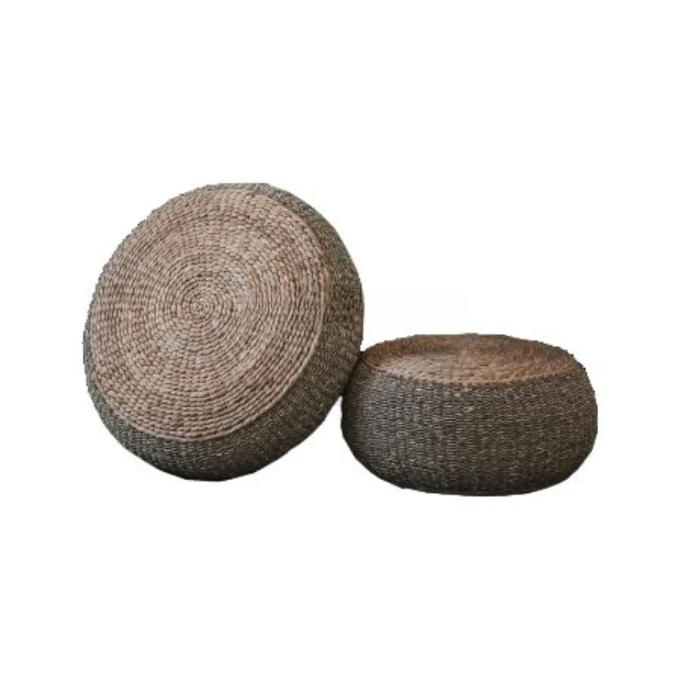 High quality Natural Seagrass Pouf Ottoman Vietnam