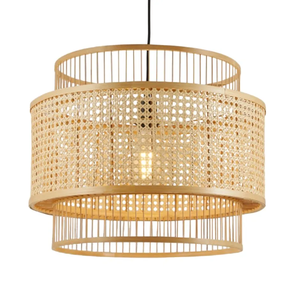 Intricately Woven Bamboo Lampshade Manufacturer