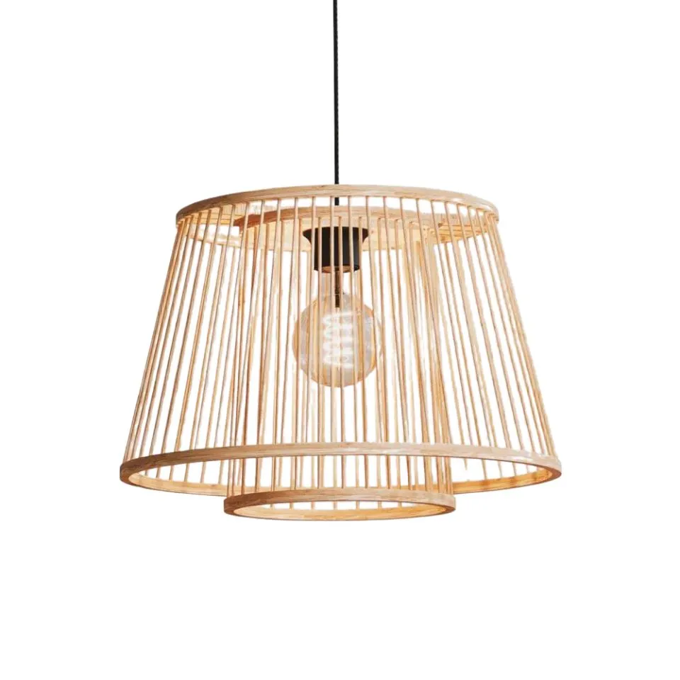 Intricately Woven Bamboo Lampshade Vietnam