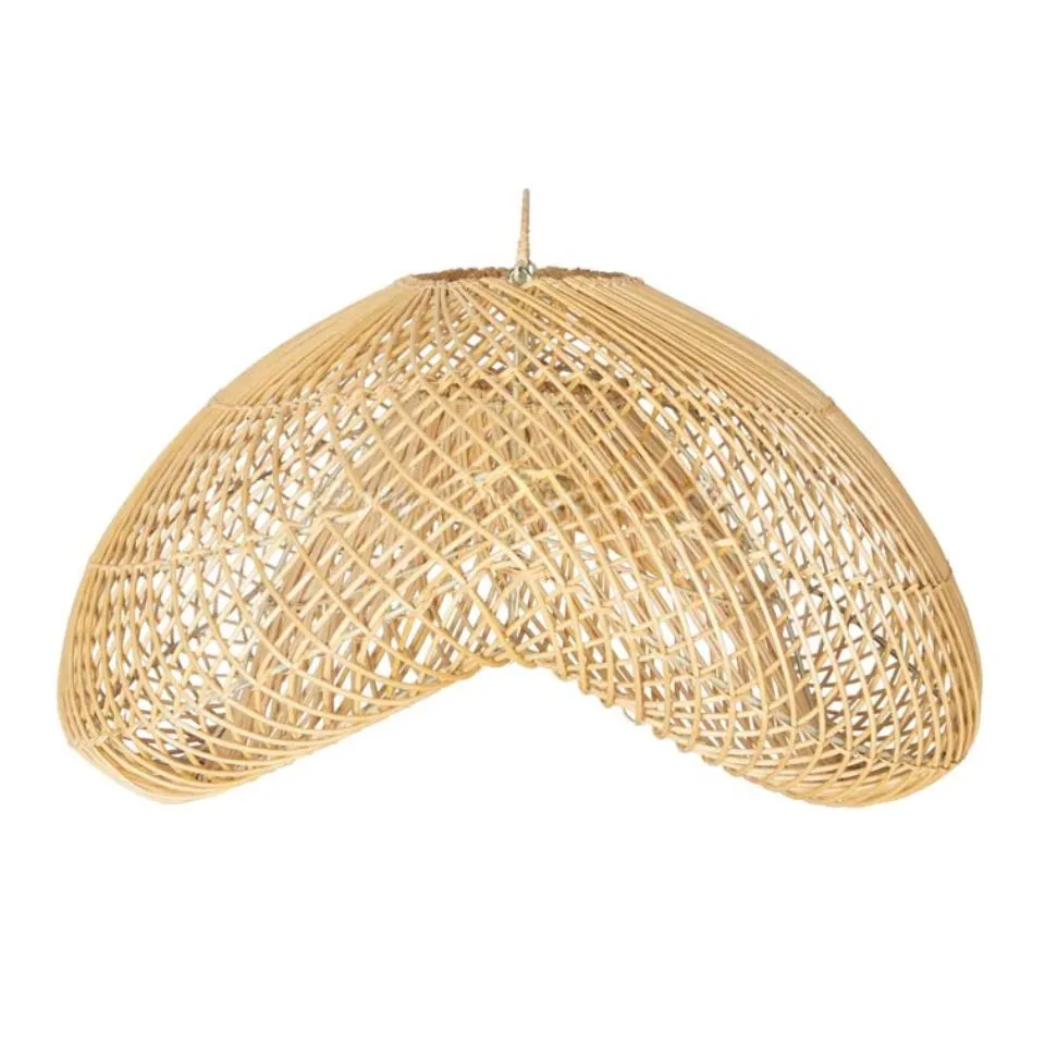 Intricately Woven Rattan Lampshade OEM