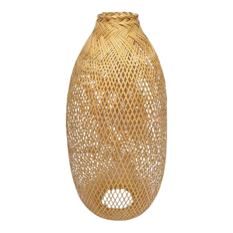 Long Rattan Pendant Lampshade Manufacturer