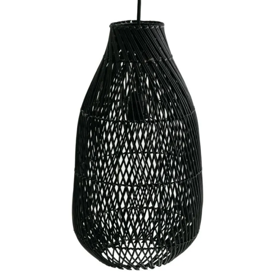 Long Rattan Pendant Lampshade Handicraft