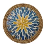 Mother Of Pearl Rattan Placemats Vietnam