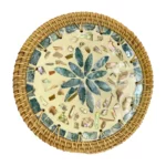 Mother Of Pearl Rattan Placemats Low Moq