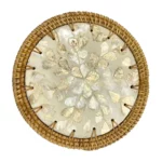 Mother Of Pearl Rattan Placemats Short Lead Time