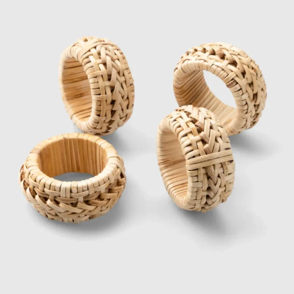 Superior quality rattan napkin ring