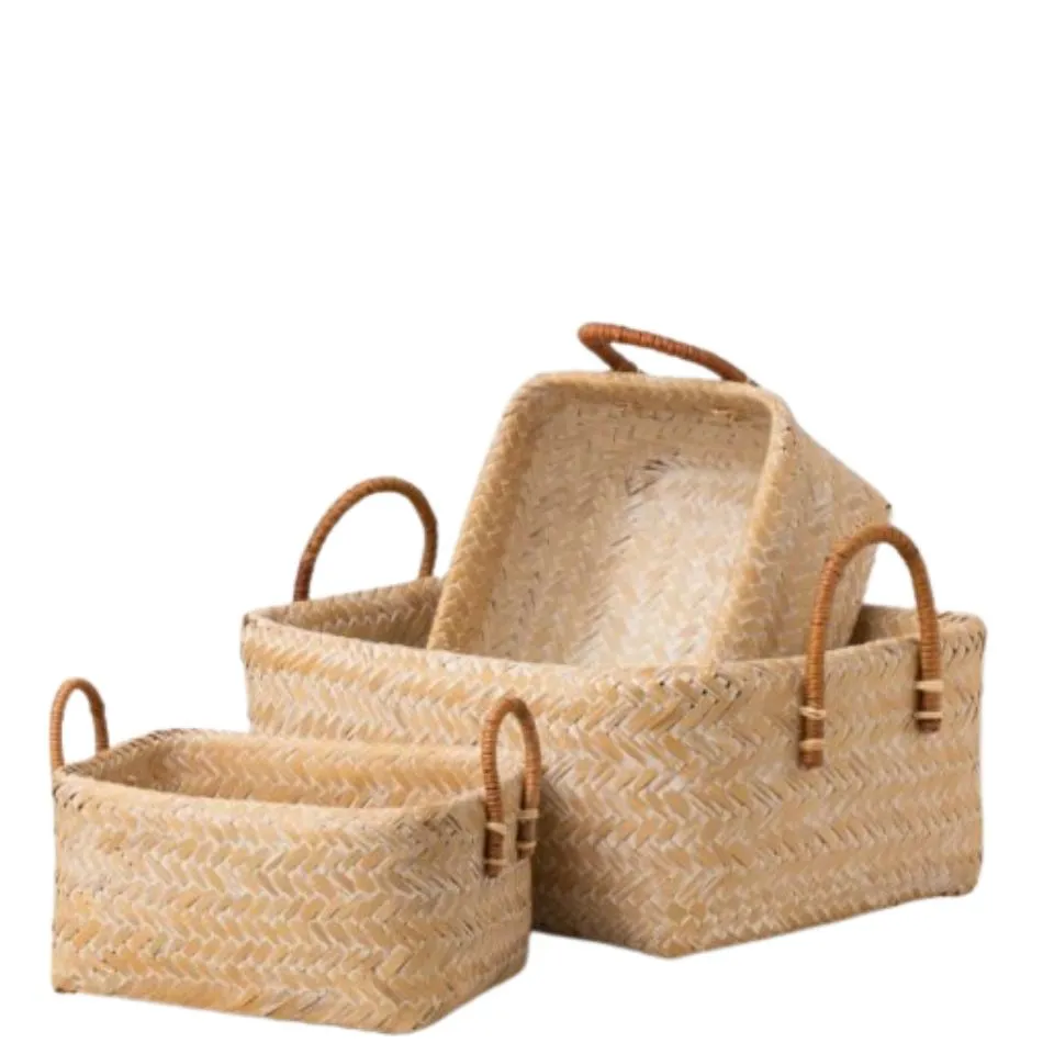 Natural Bamboo Storage Basket Manufacturer