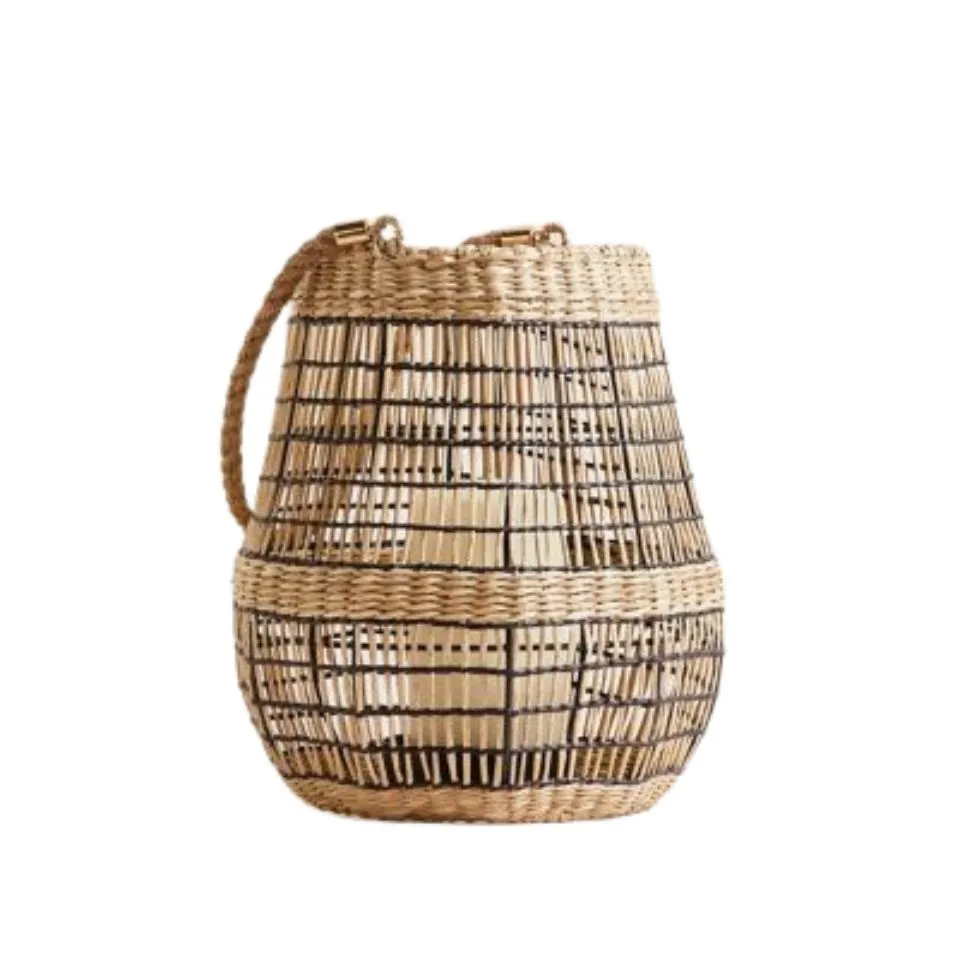 Natural Handmade Seagrass Lantern Manufacturer
