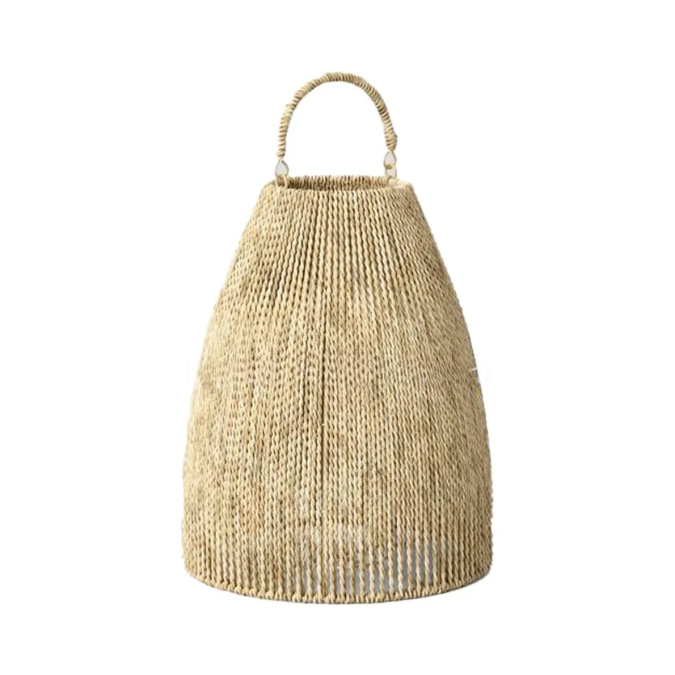 Natural Handmade Seagrass Lantern Custom