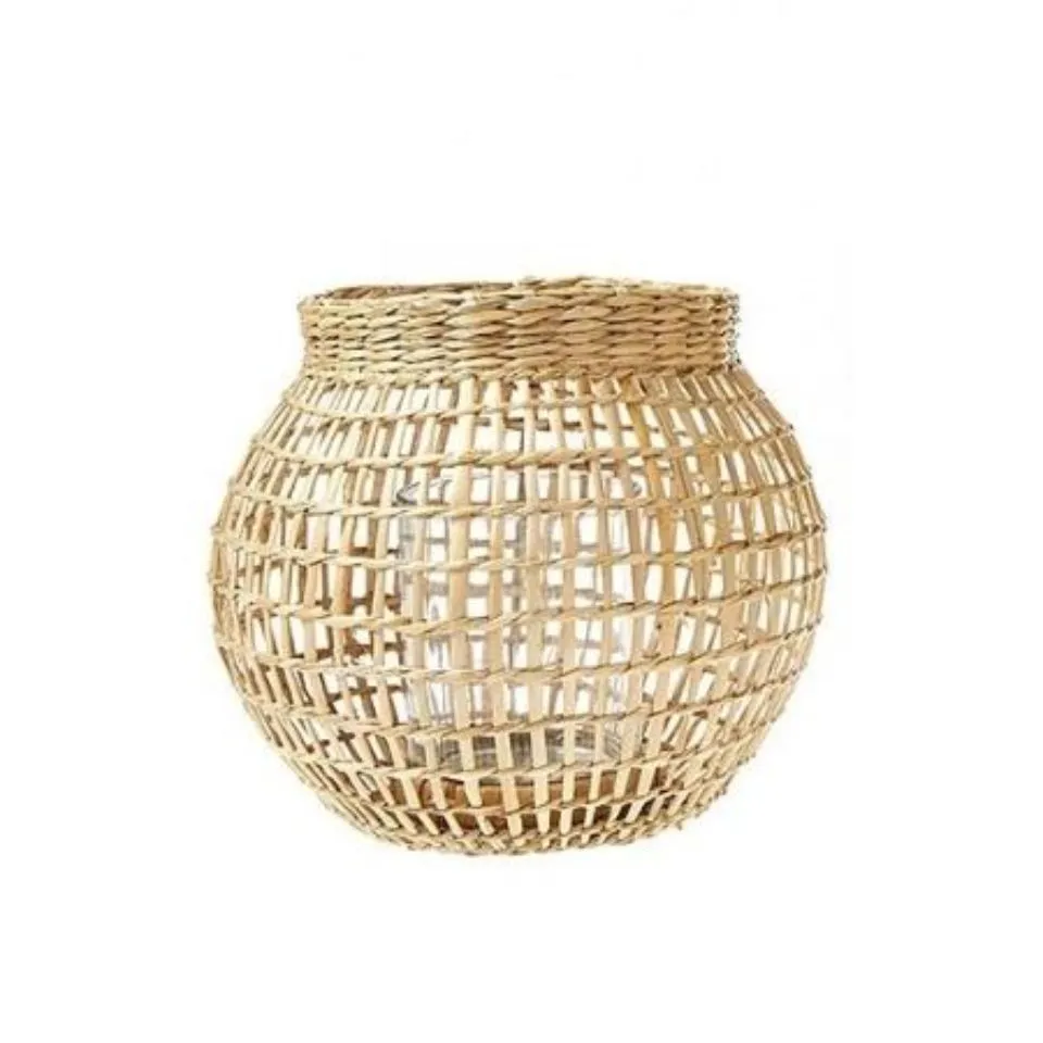 Natural Handmade Seagrass Lantern Vietnam