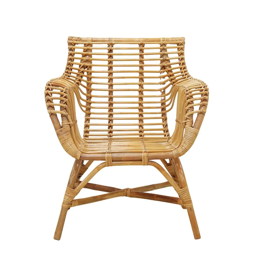 Natural Rattan Armchair Handicraft