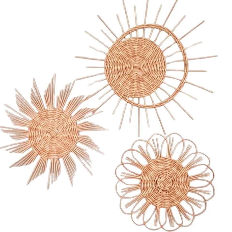 Natural Rattan Wall Decor Handicraft