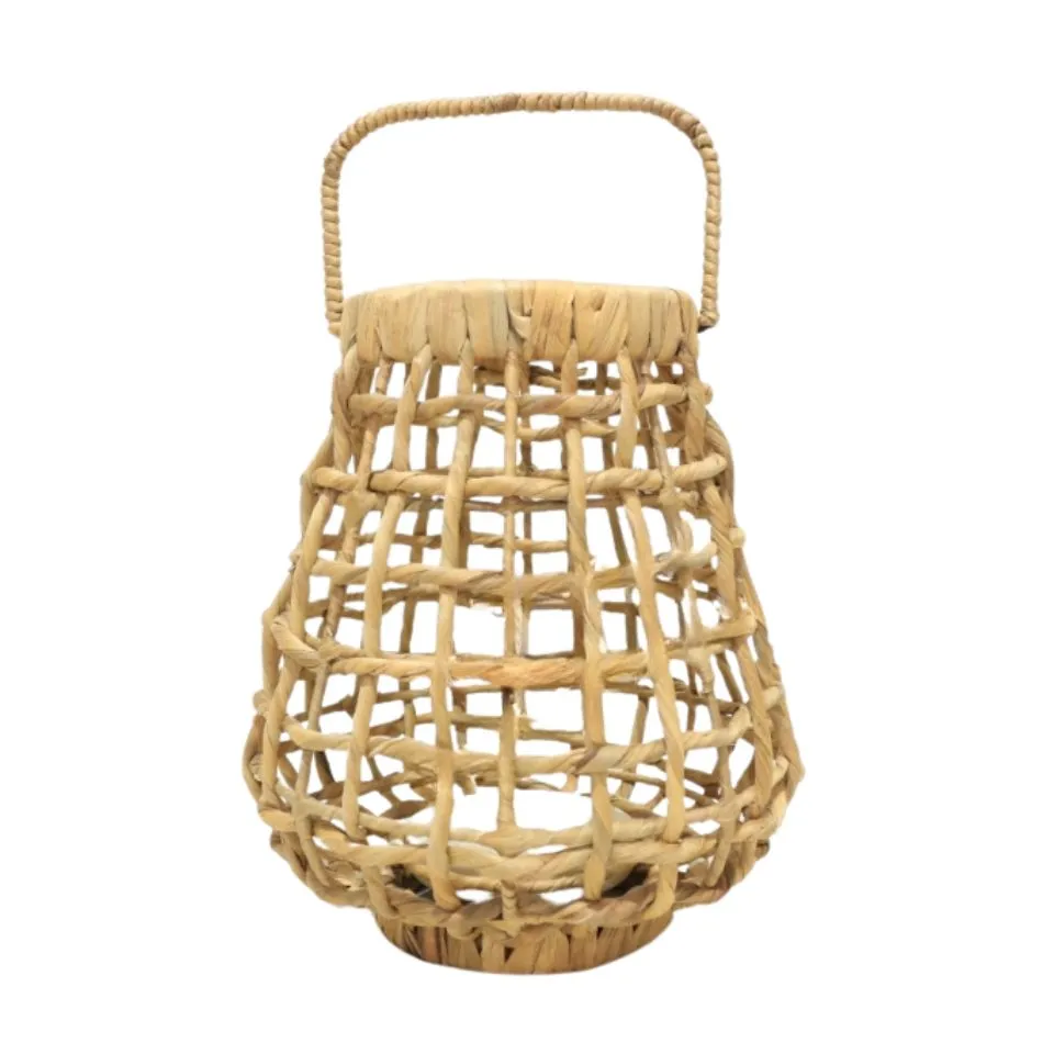 Natural Water Hyacinth Lantern OEM