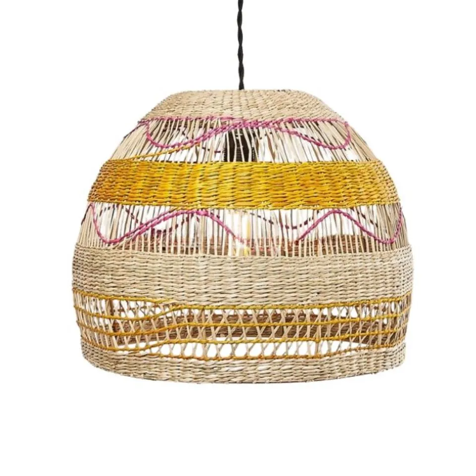 Natural Woven Seagrass Lampshade Manufacturer