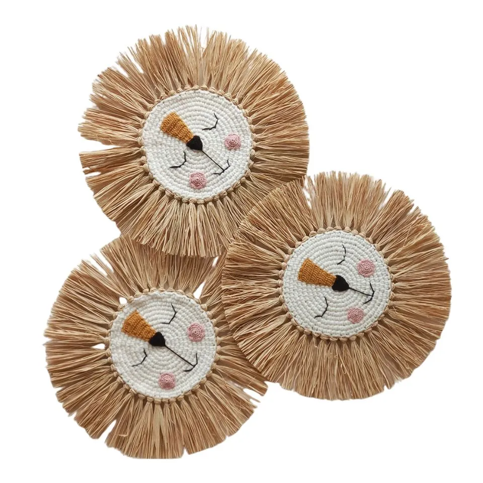 Natural Woven Seagrass Wall Decor Low Moq